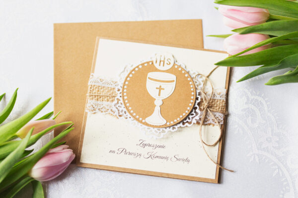 ZAZ_Manufaktura_Pietraszki_zaproszenia_komunijne_wzor_9 zaproszenia komunijne, zaz manufaktura pietraszki, komunia, zakład aktywności zawodowej,