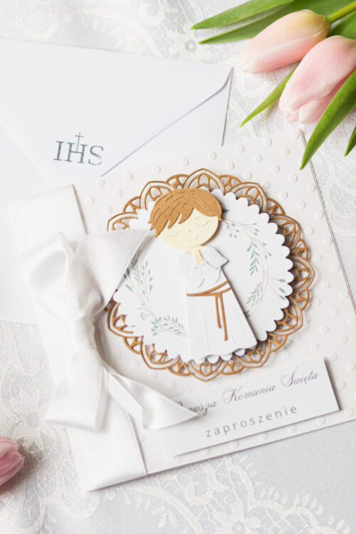 ZAZ_Manufaktura_Pietraszki_zaproszenia_komunijne_wzor_4 zaproszenia komunijne, zaz manufaktura pietraszki, komunia, zakład aktywności zawodowej,