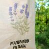 Torba bawełniana ręcznie haftowana Lawenda