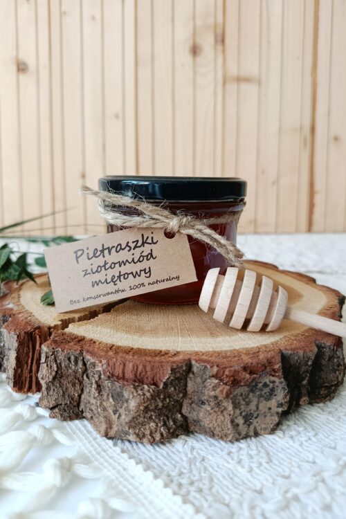 Pietraszkowy ziołomiód miętowy 250g