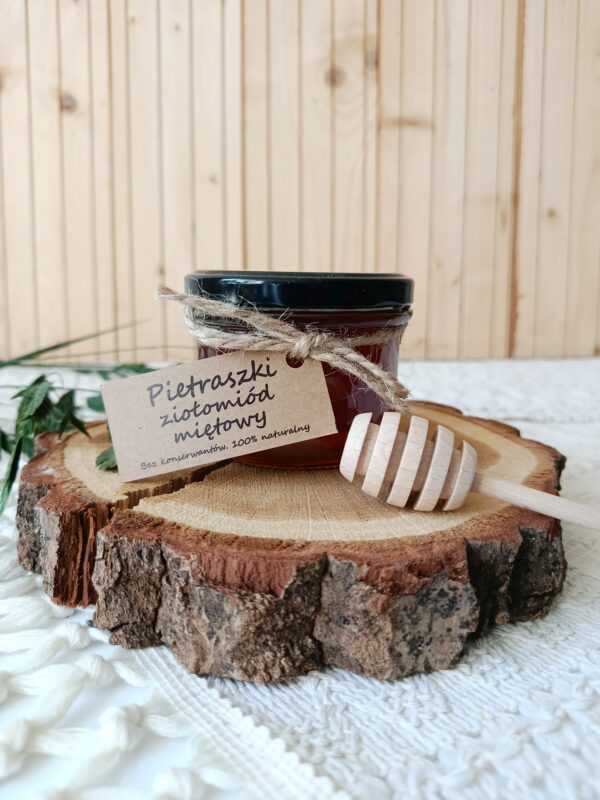 Pietraszkowy ziołomiód miętowy 250g