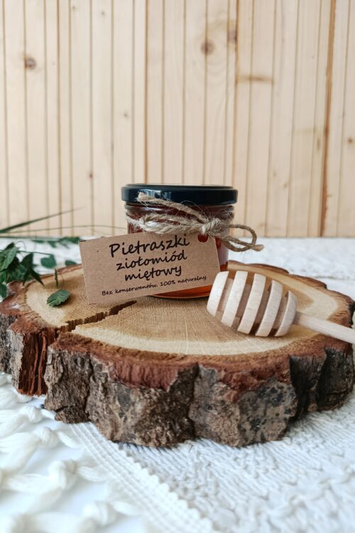 Pietraszkowy ziołomiód miętowy 150g