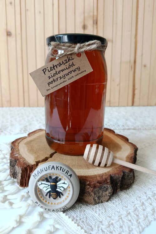 Pietraszkowy ziołomiód pokrzywowy 1200g