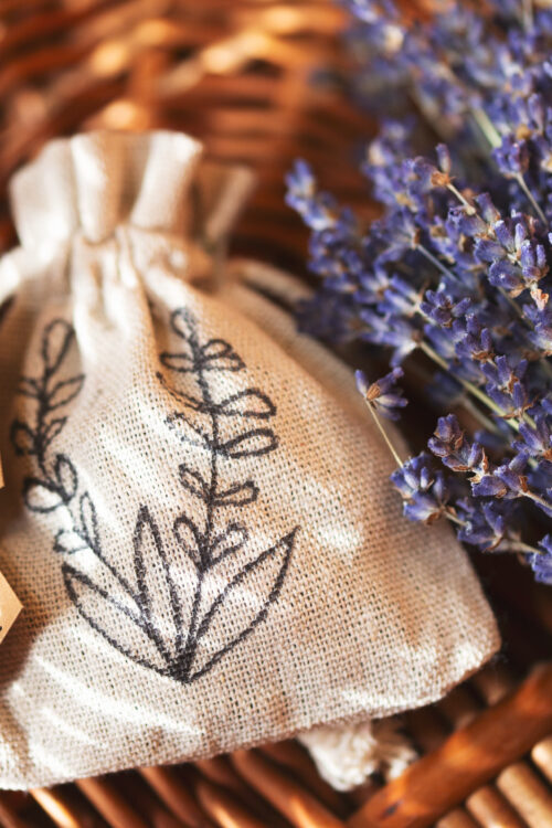 Woreczek z pietraszkową lawendą