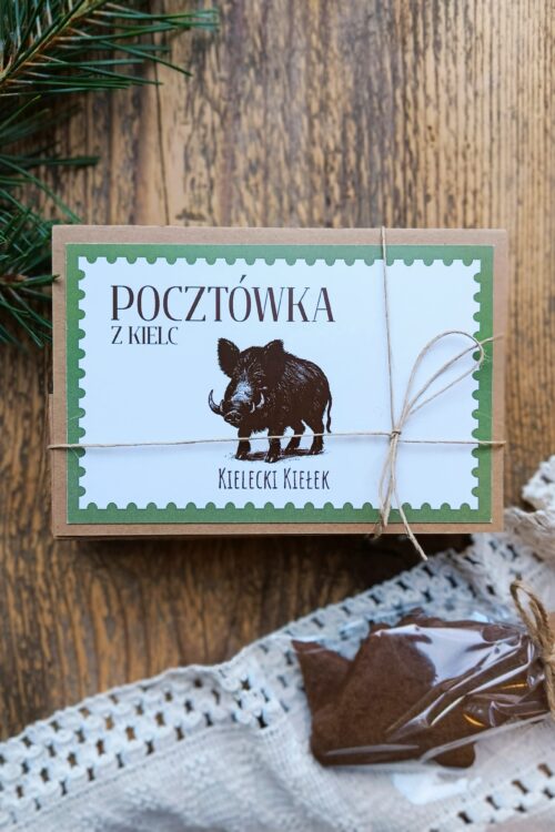 Pocztówka z Kielc z Pietraszkowymi Ciasteczkami - Kiełek