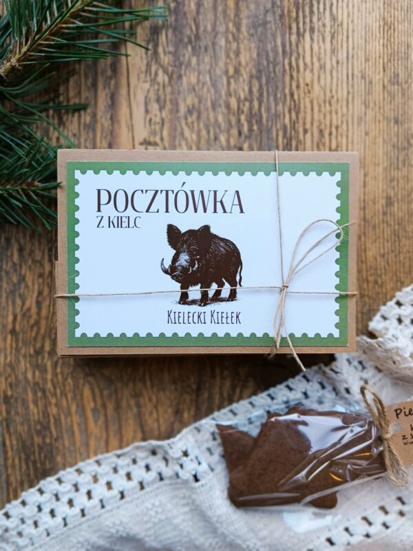 Pocztówka z Kielc z Pietraszkowymi Ciasteczkami - Kiełek