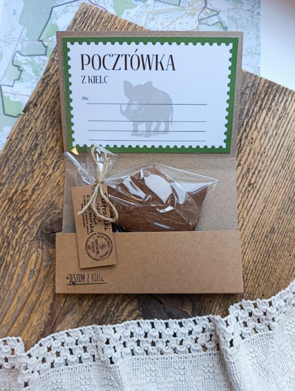 Pocztówka z Kielc z Pietraszkowymi Ciasteczkami - Kiełek