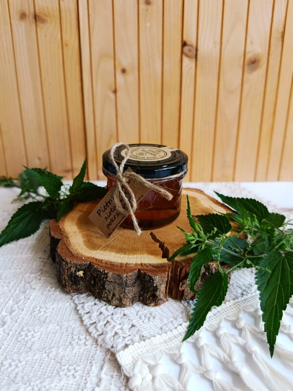Pietraszkowy ziołomiód pokrzywowy 250g