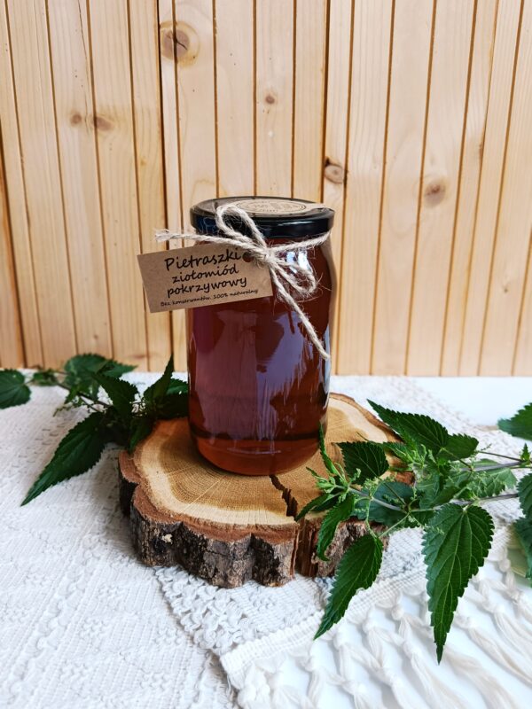 Pietraszkowy ziołomiód pokrzywowy 1200g