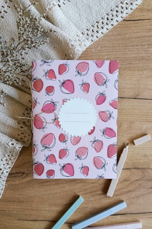 Notes ręcznie szyty - wkład notesowy 04